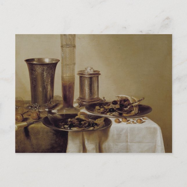 Postal El postre, 1637 (Anverso)