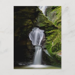 Postal 'El pozo de Merlin', Glen de St. Nectan, Cornwall