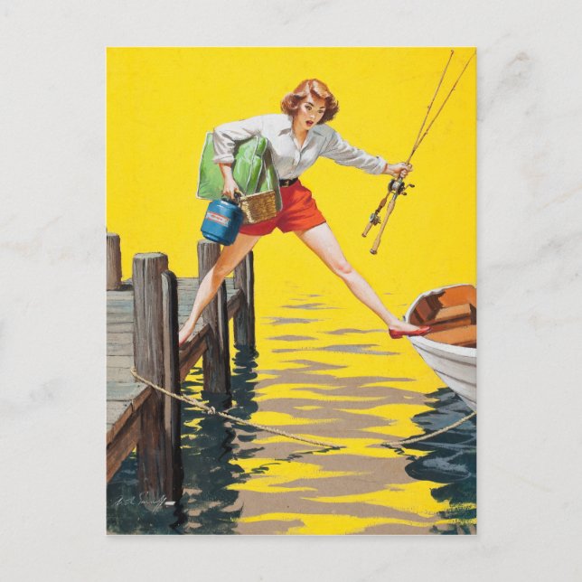 Postal El Predicamento, 1955 (Anverso)