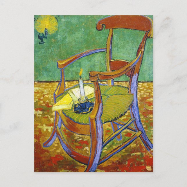 Postal El presidente de Gauguin, vincent van gogh, pintur (Anverso)
