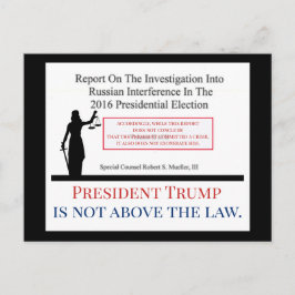 Postal El presidente Trump no está por encima de la ley M