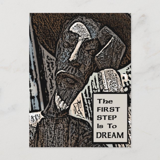 Postal El primer paso (Anverso)