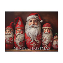 El primitivo de arte popular Santa Claus coleccion