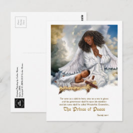 Postal El Príncipe de la Paz Ángel y Navidades del Niño J