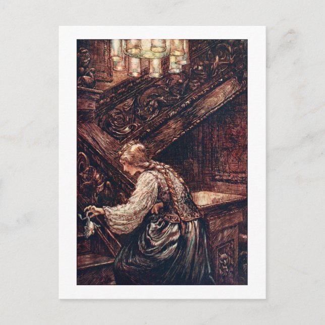 Postal El príncipe de la rana (Anverso)