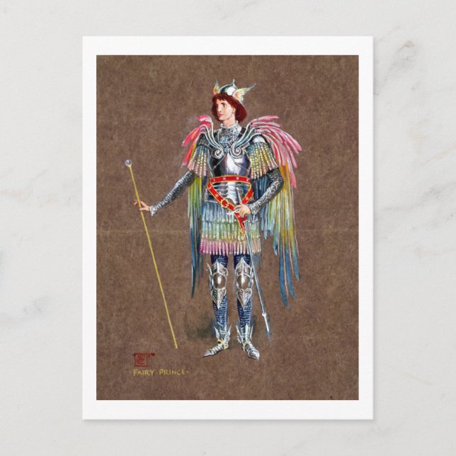 Postal El príncipe de los hatos, de 'The Snowman' (Anverso)