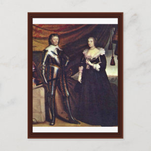 Postal El Príncipe Frederick Henry Y Su Esposa Amalia