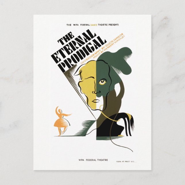 Postal El pródigo eterno (Anverso)