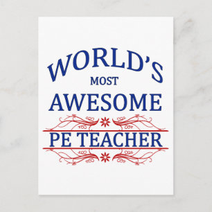 Postal El profesor de educación física más asombroso del 