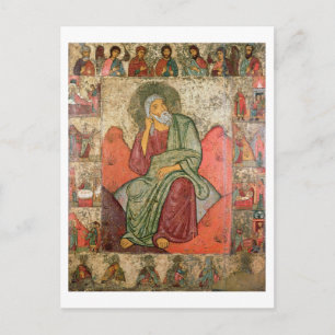 Postal El Profeta Elías, Escuela Pskov (panel)