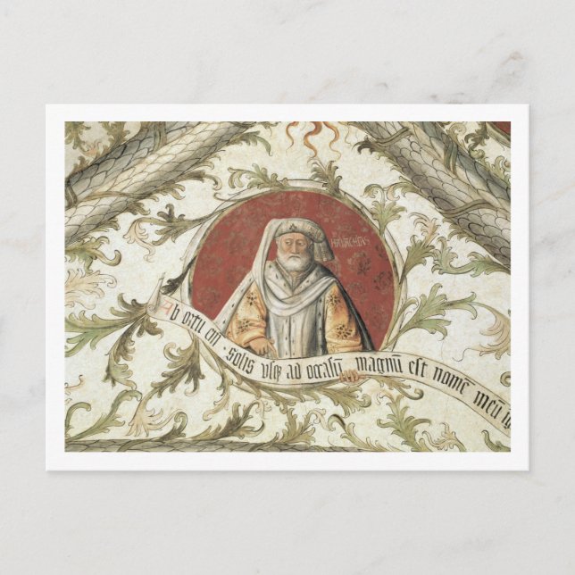 Postal El profeta Malachi, de la Loggia d'Annunciazio (Anverso)