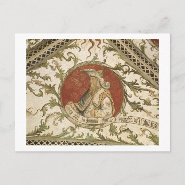Postal El profeta Micah, de la Loggia de Annunciazione (Anverso)