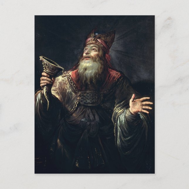 Postal El profeta Samuel (Anverso)