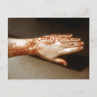 Postal El profuso tatuaje de Henna
