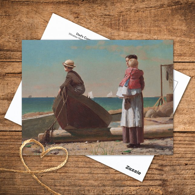 Postal El próximo Bella Artes Winslow Homer de papá (Subido por el creador)