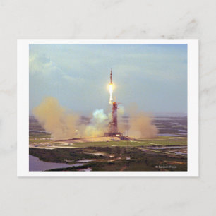 Postal El proyecto de prueba Apollo Soyuz Saturn IB Launc