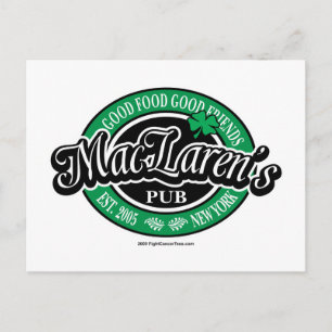 Postal El pub de MacLaren