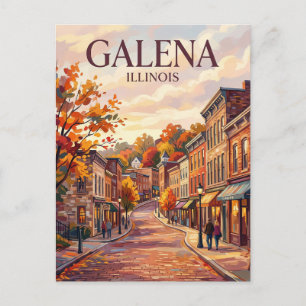 Postal El Pueblo Histórico de Galena EE. UU.