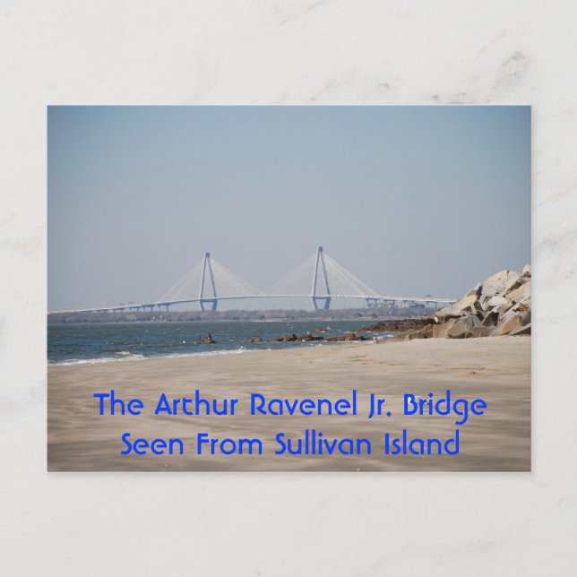 Postal El puente Arthur Ravenel Jr. (Anverso)