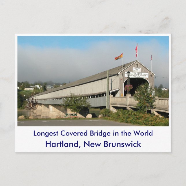 Postal El puente cubierto más largo del mundo... (Anverso)