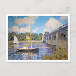 Postal El puente de Argenteuil, Monet