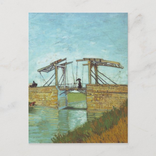 Postal El puente de Arles - Vincent Van Gogh (Anverso)