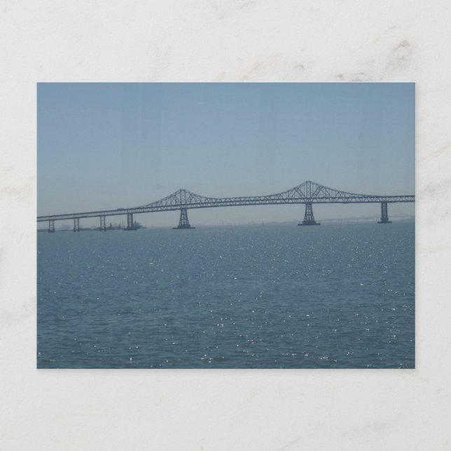 Postal El puente de la bahía de Richardson (Anverso)