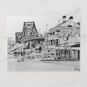Postal El puente de la historia cumple 75 años