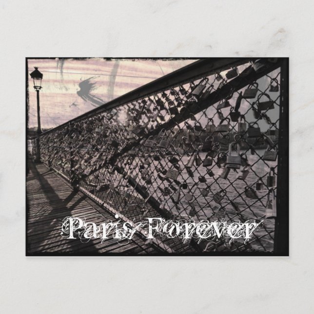 Postal El puente de las artes - el puente de Lover (Anverso)