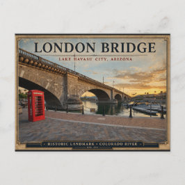 Postal El Puente de Londres Lago Havasu Arizona