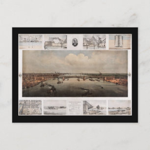 Postal El puente de St. Louis Missouri