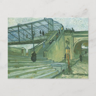 Postal El puente de Trinquetaille de Vincent van Gogh