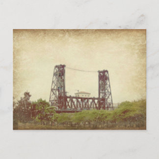 Postal El puente del acero en Portland, Oregón