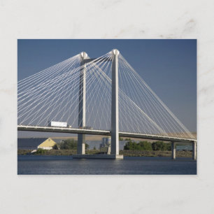Postal El puente Ed Hendler atraviesa el río Columbia