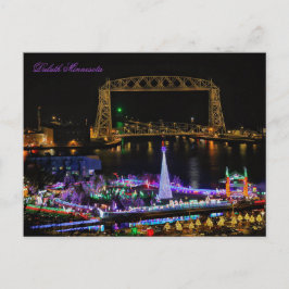 Postal El puente elevador aéreo y Bentleyville Minnesota