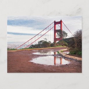 Postal El puente Golden Gate
