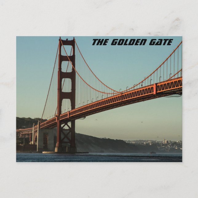 Postal El puente Golden Gate (Anverso)