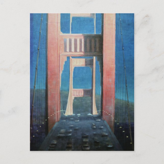 Postal El puente Golden Gate 1992 (Anverso)