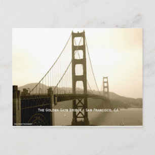 Postal El puente Golden Gate - San Francisco, CA