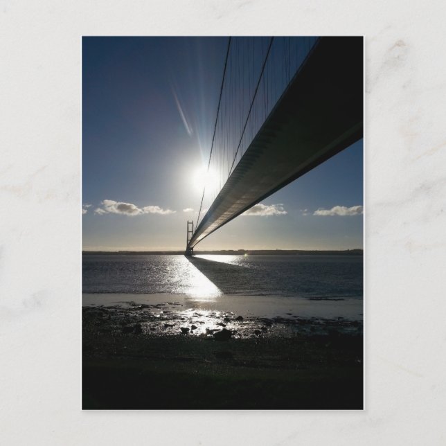 Postal El puente Humber (Anverso)