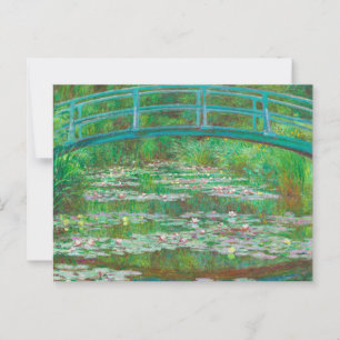 Postal El puente japonés Claude Monet