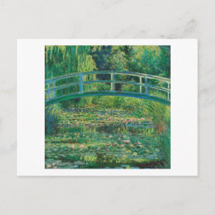 Postal El puente japonés (estanque de Lily-Agua), Monet