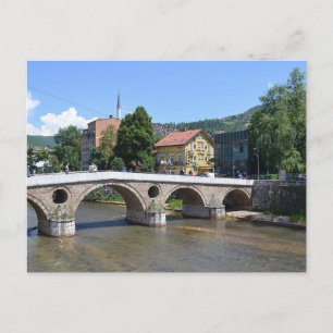 Postal El puente Latino. Sarajevo.