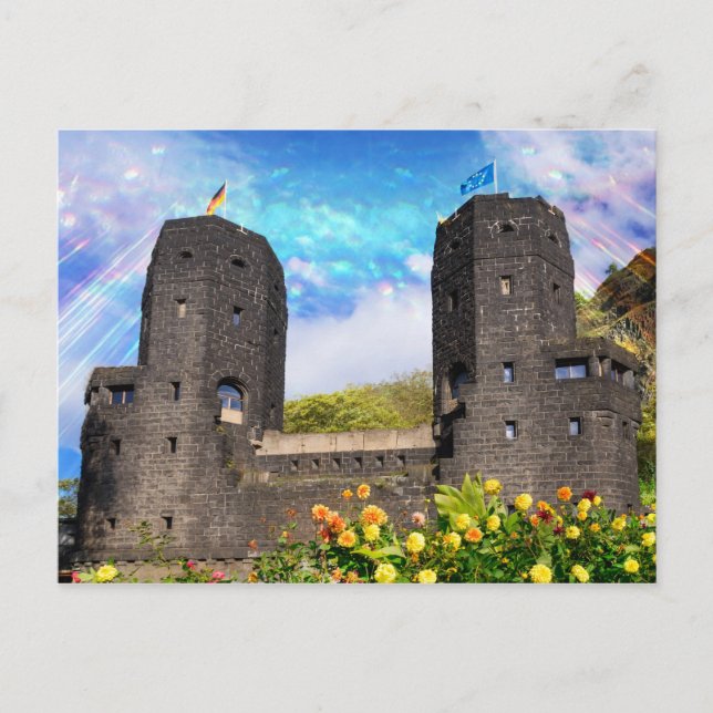 Postal El puente Ludendorff sigue en Erpel, Remagen (Anverso)