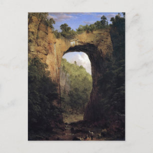 Postal El puente natural, Virginia, por Frederick Edwin C