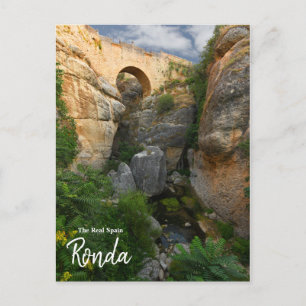 Postal El puente - Ronda España