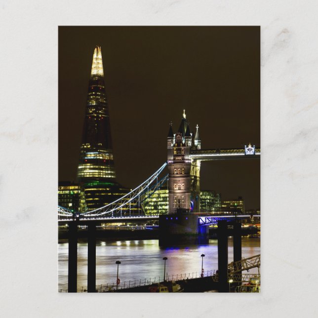 Postal El puente Shard y Tower (Anverso)