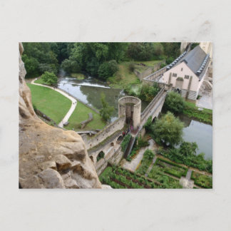 Postal El puente Stierchen frente a los casematos de rock
