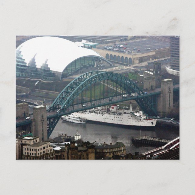 Postal El puente Tyne (Anverso)