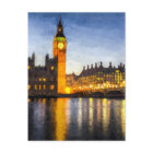 El puente Westminster y el arte Big Ben